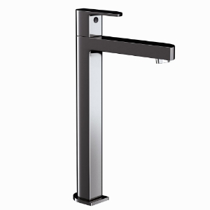 Picture of High Neck Basin Tap - Black Chrome