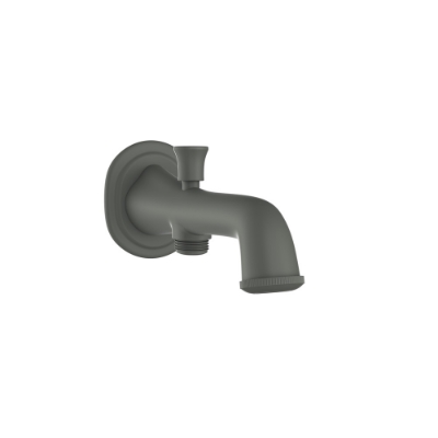 Picture of Queens Prime Bath Spout with Diverter - Graphite