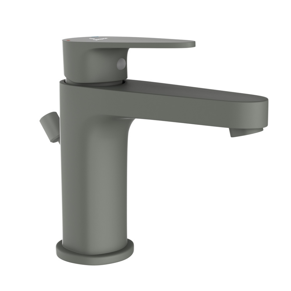 Picture of Single Lever Basin Mixer with Popup Waste - Graphite