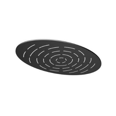 Picture of Oval Shape Maze Overhead Shower - Black Matt