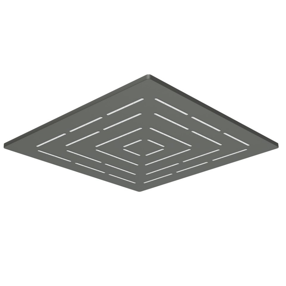 Picture of Square Shape Maze Overhead Shower - Graphite