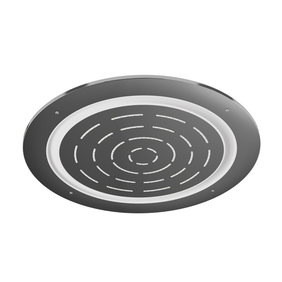 Picture of Maze Prime Round Shape Single Function Shower - Black Chrome