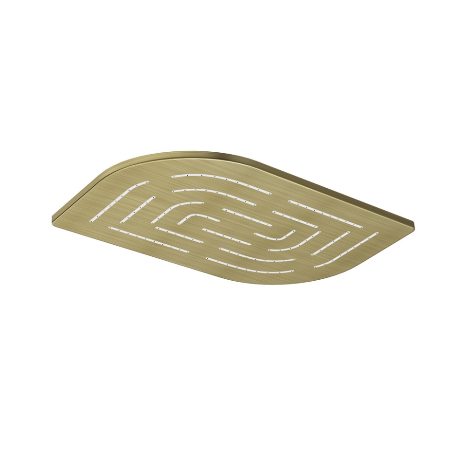 Picture of Single Function Rectangular Head Alive Maze Overhead Shower - Antique Bronze