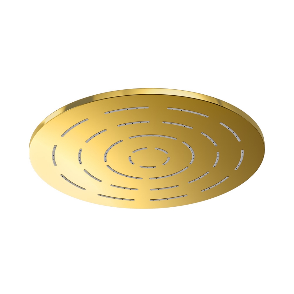 Picture of Round Shape Maze Overhead Shower - Gold Bright PVD