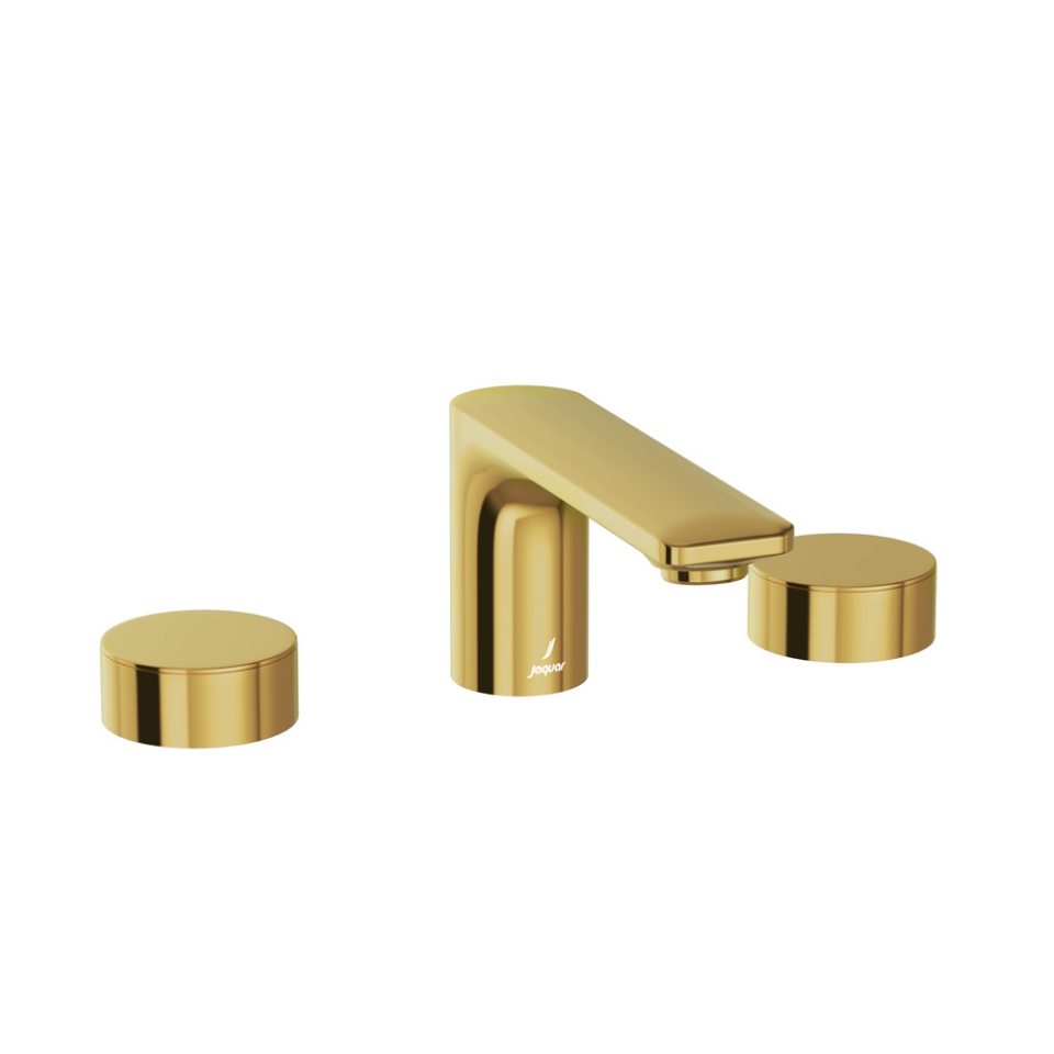 Picture of 3-Hole Basin Mixer - Gold Bright PVD
