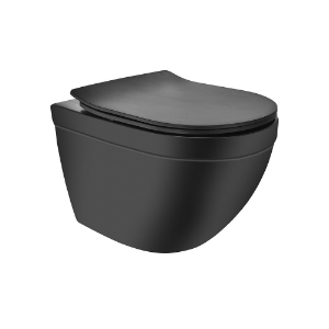 Picture of Rimless Blind Installation Wall Hung WC - Black Matt