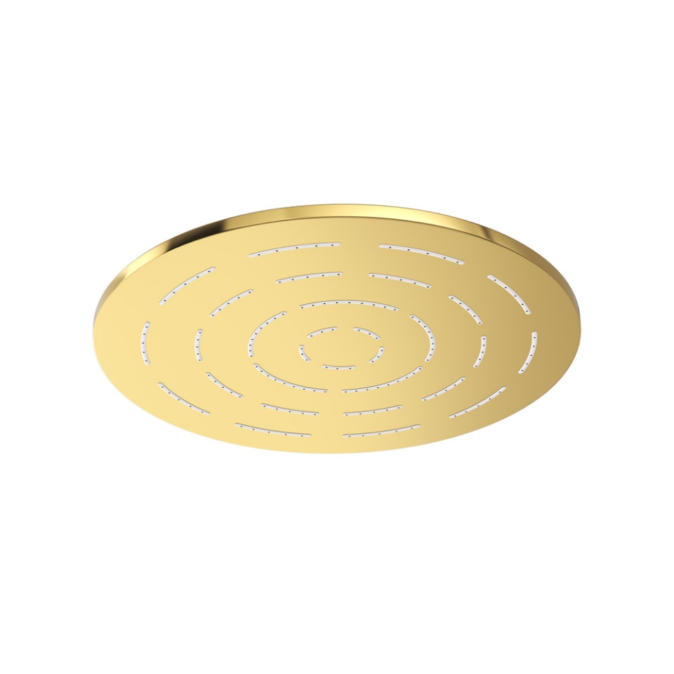 Picture of Single Function Round Shape Maze Overhead Shower - Gold Bright PVD