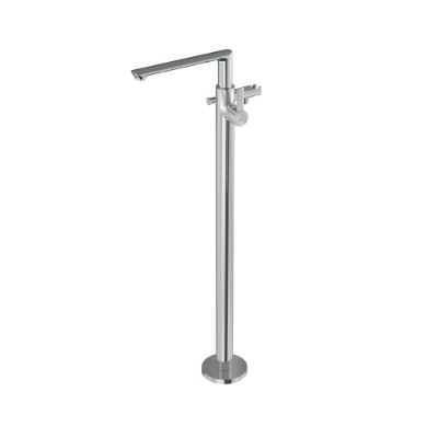 Picture of Exposed Parts of Floor Mounted Single Lever Bath Mixer - Chrome