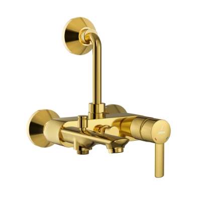 Picture of Single Lever Bath & Shower Mixer 3-in-1 System - Gold Bright PVD