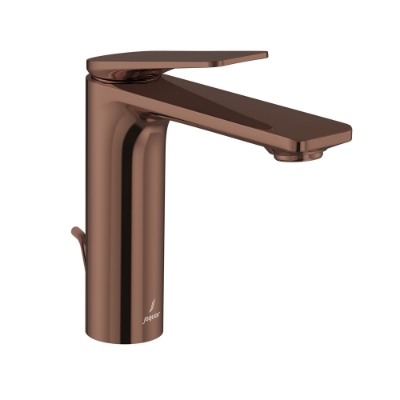 Picture of Single Lever Extended Basin Mixer with Popup Waste - Blush Gold Bright PVD